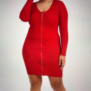 Planet Gold Plus Sweater Dress